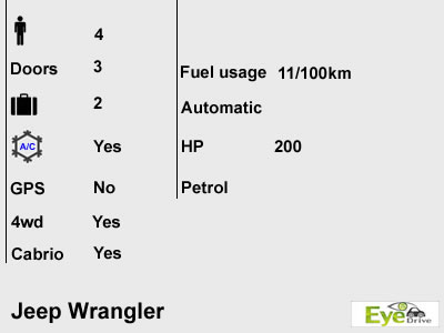 jeep wrangler 4p en