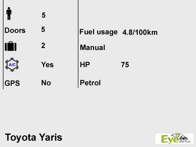 toyota yaris en